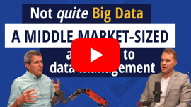 Middle market approach to data management