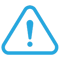 low risk partnership icon, light blue