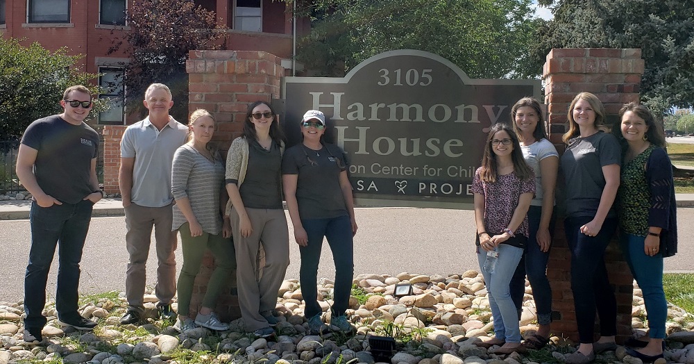 Harmony House volunteering group pic